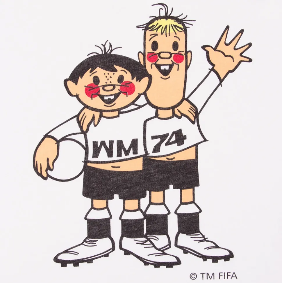 Allemagne 1974 World Cup Tip et Tap Mascot T-Shirt