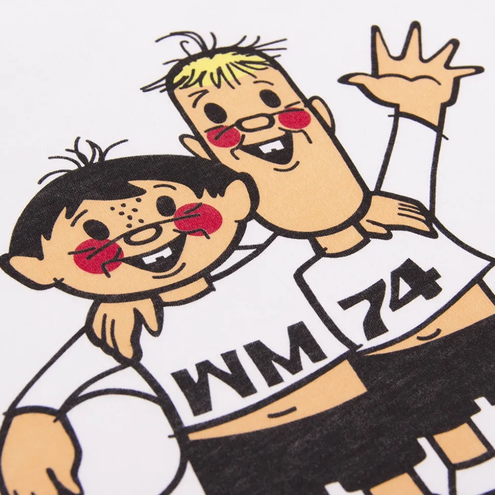 Allemagne 1974 World Cup Tip et Tap Mascot T-Shirt
