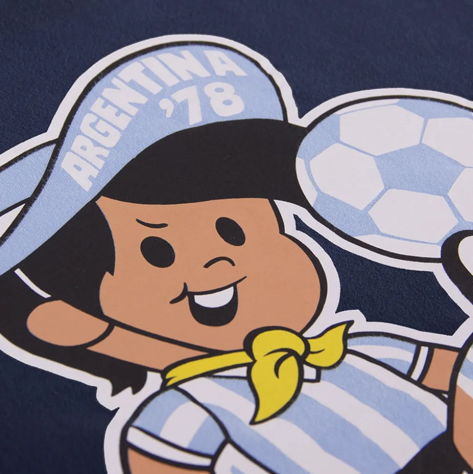 Argentine 1978 World Cup Gauchito Mascot Kids T-Shirt
