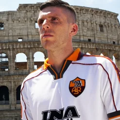 AS Roma 1998 - 99 Away Maillot de Foot Rétro