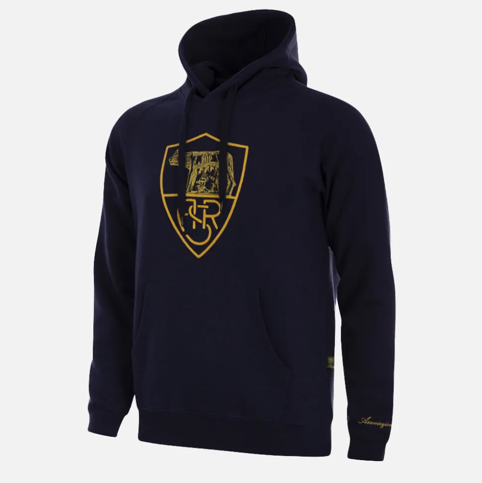 AS Roma Heritage Pull à Capuche Blu
