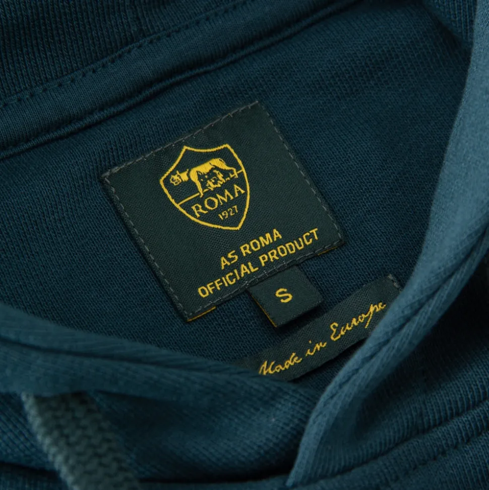 AS Roma Heritage Pull à Capuche Verde Bottiglia