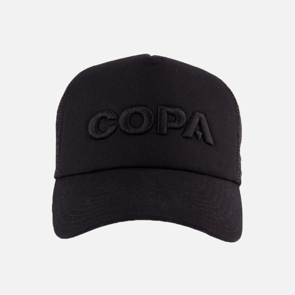 COPA 3D Noir Logo Casquette Trucker