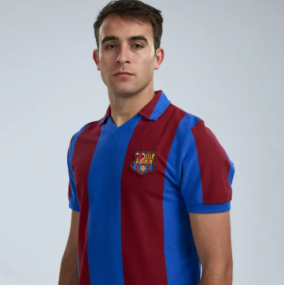 FC Barcelona 1980 - 81 Maillot de Foot Rétro