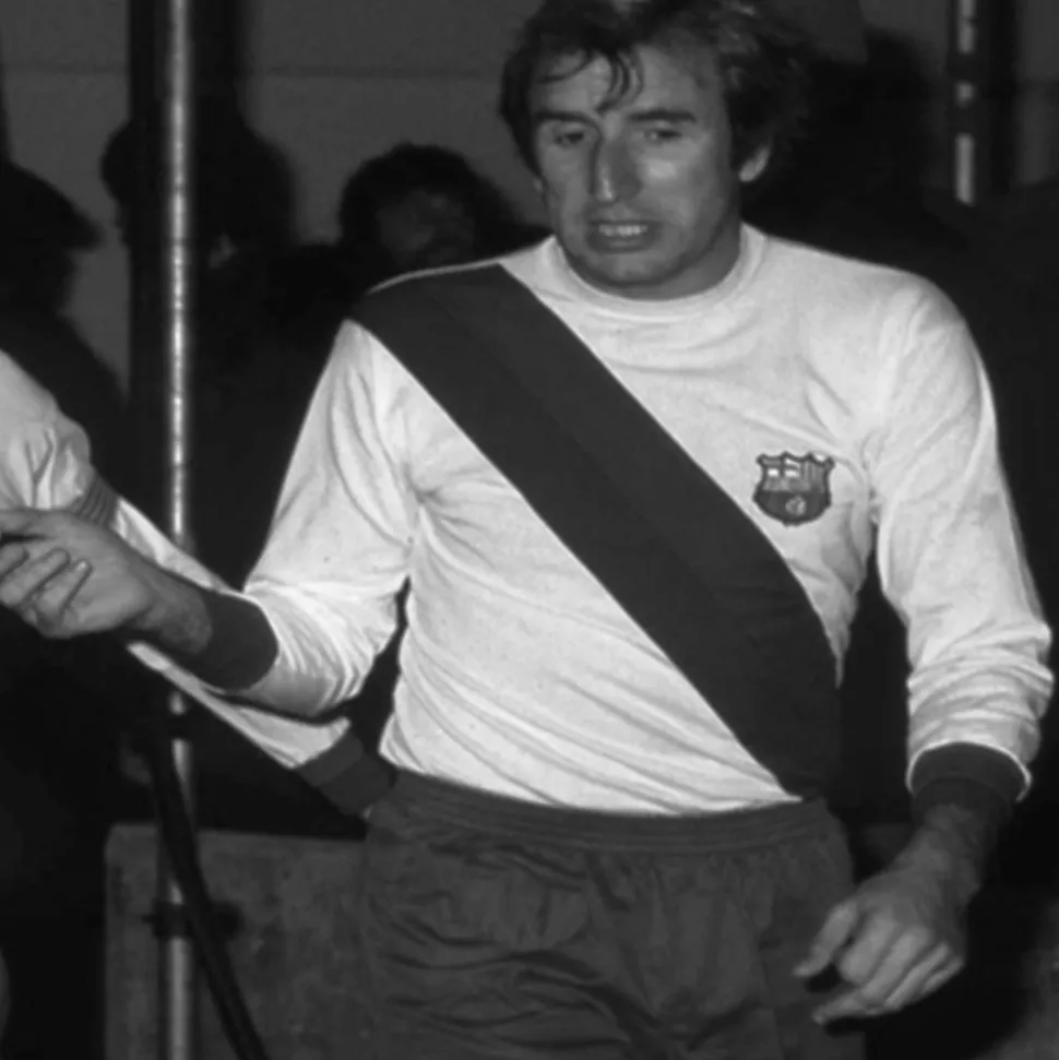 FC Barcelona Away 1974 - 75 Maillot de Foot Rétro