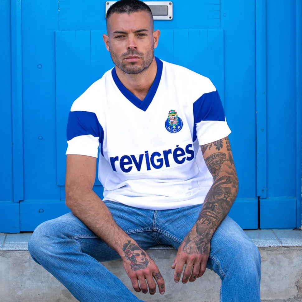 FC Porto 1991 - 92 Away Maillot de Foot Rétro