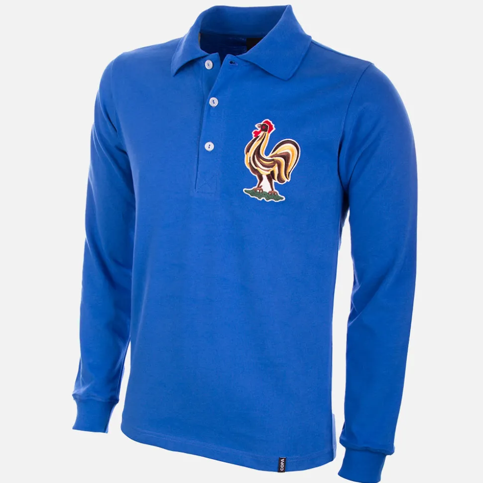 France 1950's Maillot de Foot Rétro