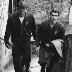 Italie 1970's Veste de Foot Rétro