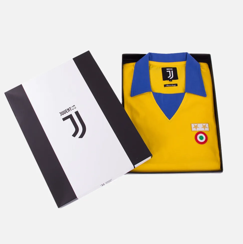 Juventus FC 1983 - 84 Away Coppa delle Coppe UEFA Maillot de Foot Rétro