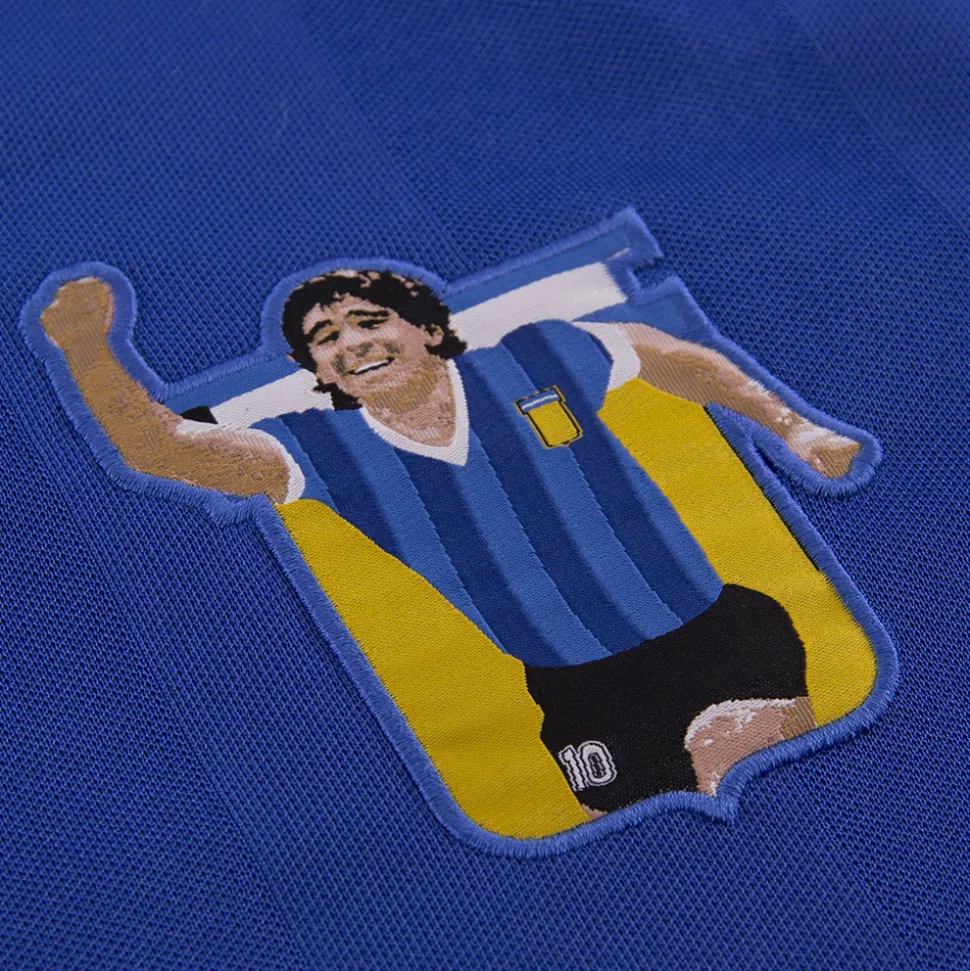 Maradona X COPA Argentina 1986 Away Maillot de Foot Rétro