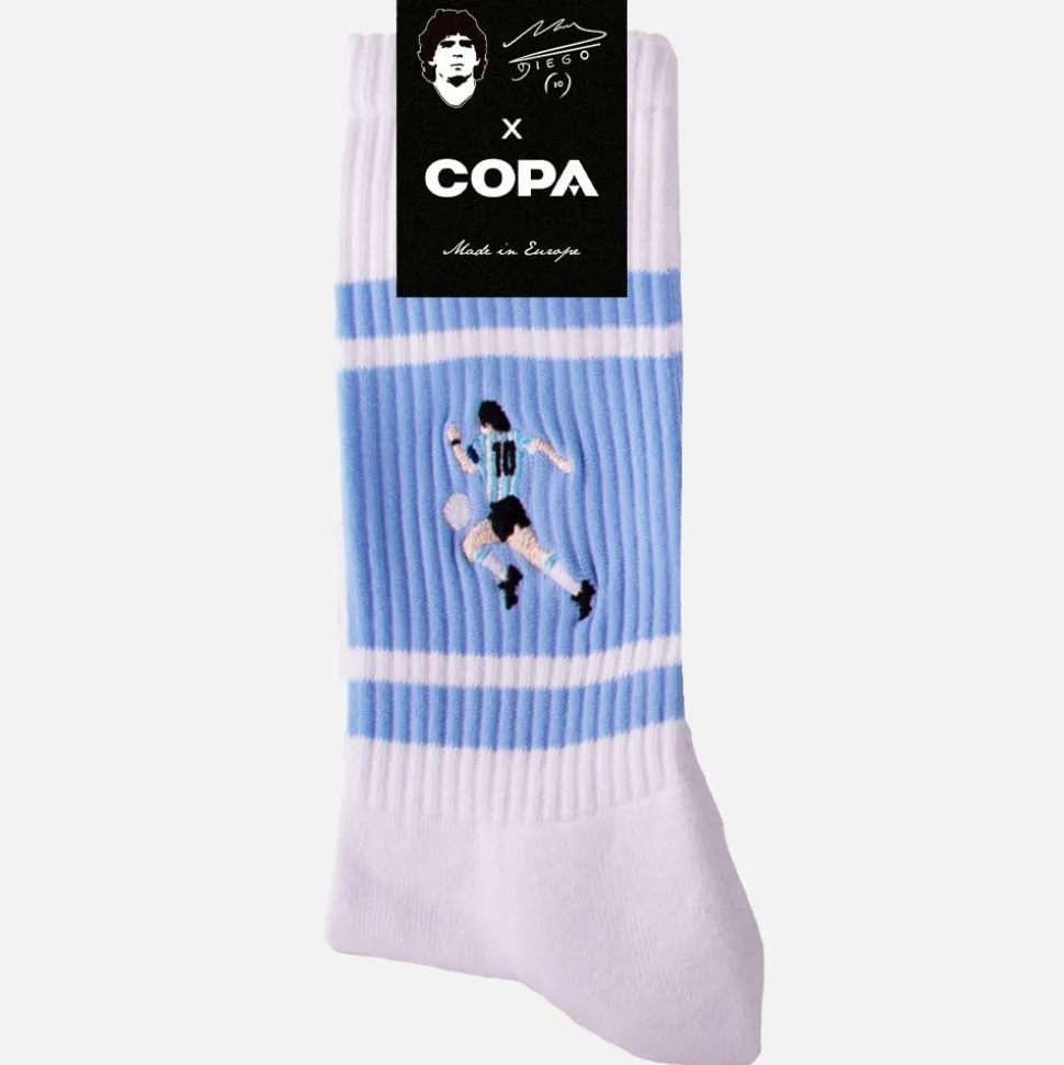 Maradona x COPA Argentina Embroidery Terry Chaussettes