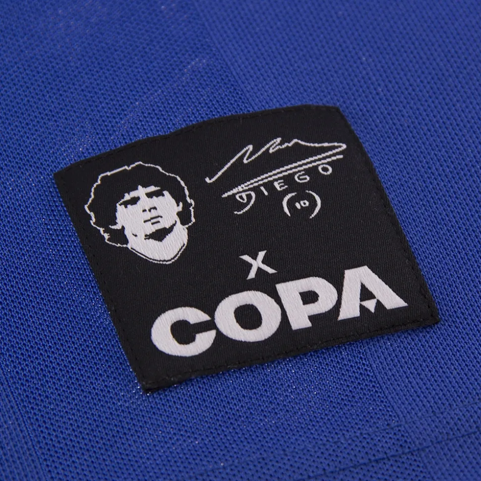Maradona X COPA Argentina 1986 Away Maillot de Foot Rétro