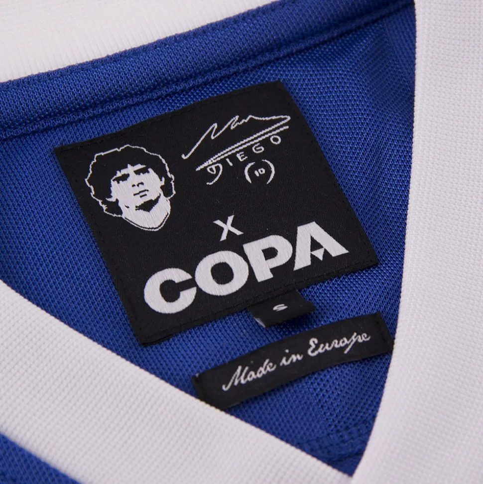 Maradona X COPA Argentina 1986 Away Maillot de Foot Rétro