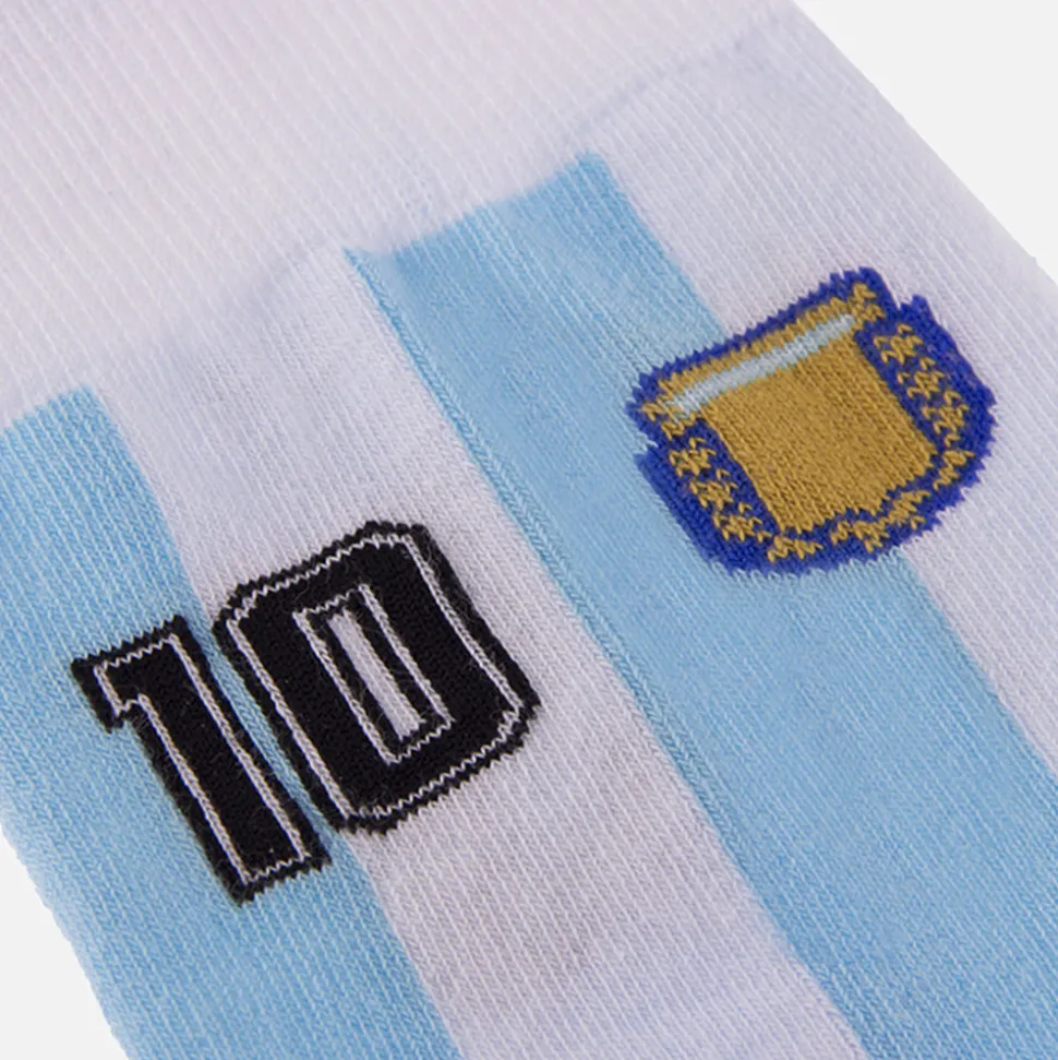 Maradona X COPA Number 10 Argentina Chaussettes