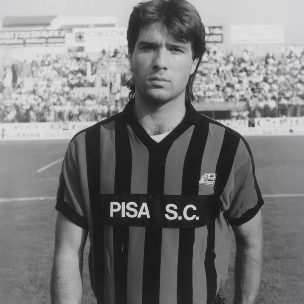 Pisa S.C. 1986 - 87 Maillot de Foot Rétro