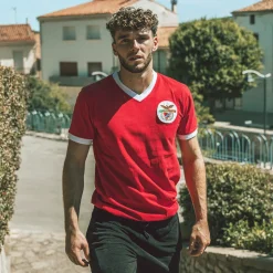 SL Benfica 1974 - 75 Maillot de Foot Rétro