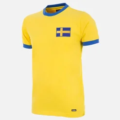 Suède 1970's Maillot de Foot Rétro