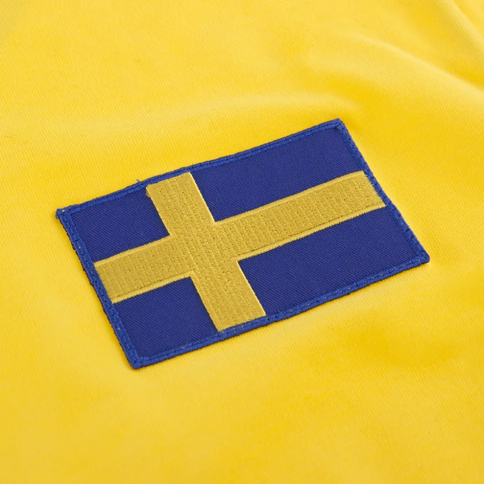 Suède 1970's Maillot de Foot Rétro