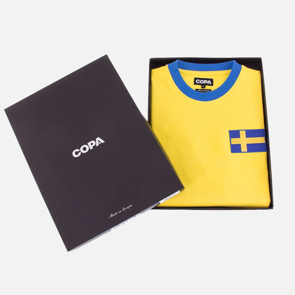 Suède 1970's Maillot de Foot Rétro